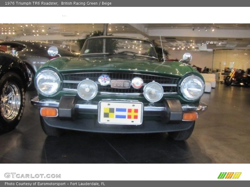 British Racing Green / Beige 1976 Triumph TR6 Roadster