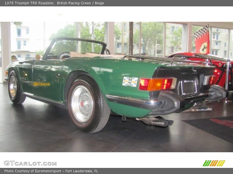 British Racing Green / Beige 1976 Triumph TR6 Roadster