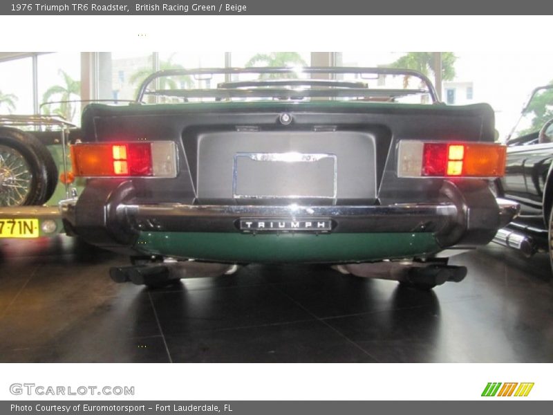 British Racing Green / Beige 1976 Triumph TR6 Roadster