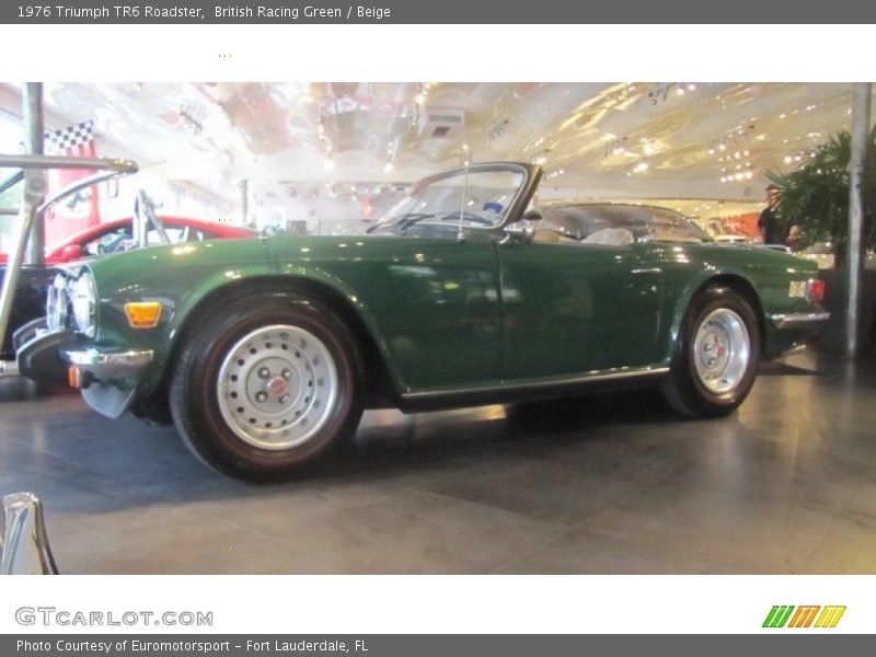 British Racing Green / Beige 1976 Triumph TR6 Roadster