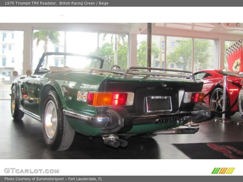 British Racing Green / Beige 1976 Triumph TR6 Roadster