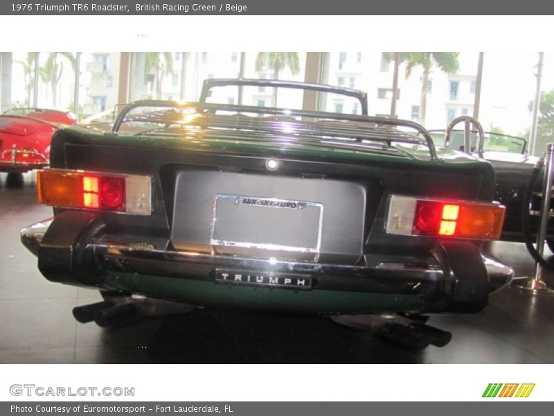 British Racing Green / Beige 1976 Triumph TR6 Roadster