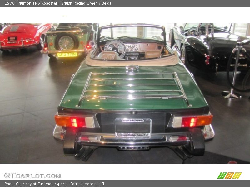 British Racing Green / Beige 1976 Triumph TR6 Roadster