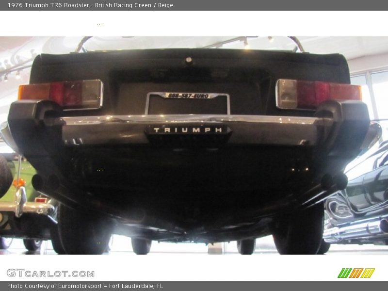 British Racing Green / Beige 1976 Triumph TR6 Roadster