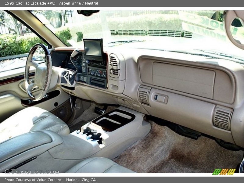 Aspen White / Neutral 1999 Cadillac Escalade 4WD
