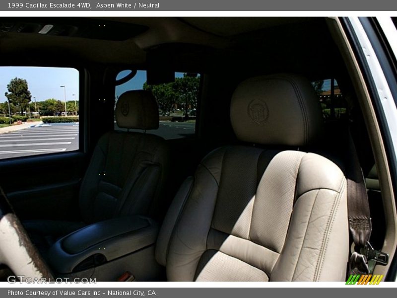 Aspen White / Neutral 1999 Cadillac Escalade 4WD