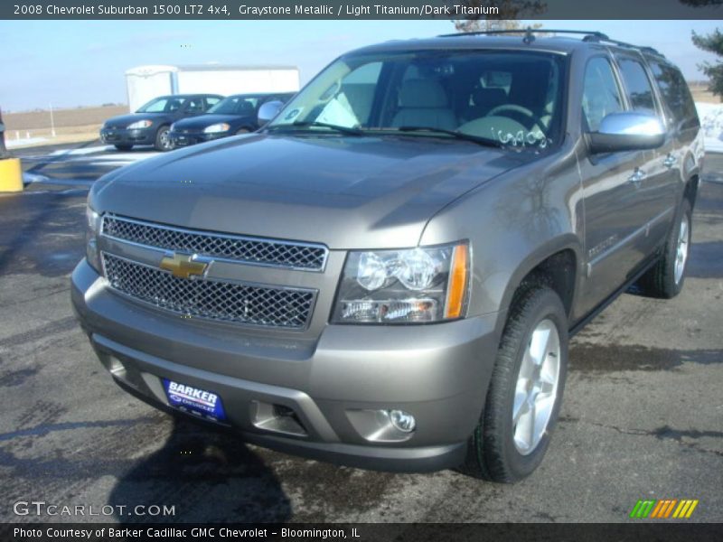 Graystone Metallic / Light Titanium/Dark Titanium 2008 Chevrolet Suburban 1500 LTZ 4x4