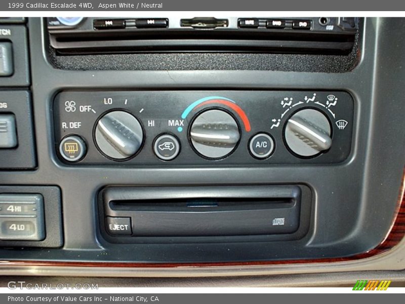 Aspen White / Neutral 1999 Cadillac Escalade 4WD