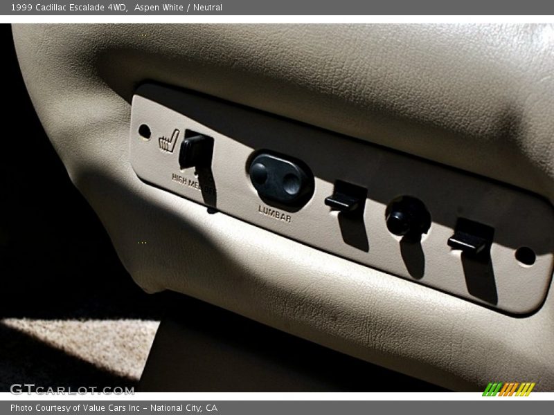 Aspen White / Neutral 1999 Cadillac Escalade 4WD