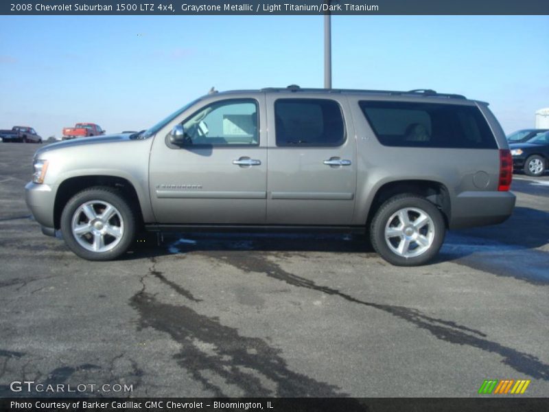 Graystone Metallic / Light Titanium/Dark Titanium 2008 Chevrolet Suburban 1500 LTZ 4x4