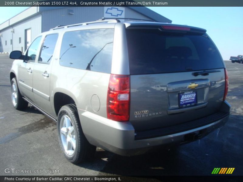 Graystone Metallic / Light Titanium/Dark Titanium 2008 Chevrolet Suburban 1500 LTZ 4x4