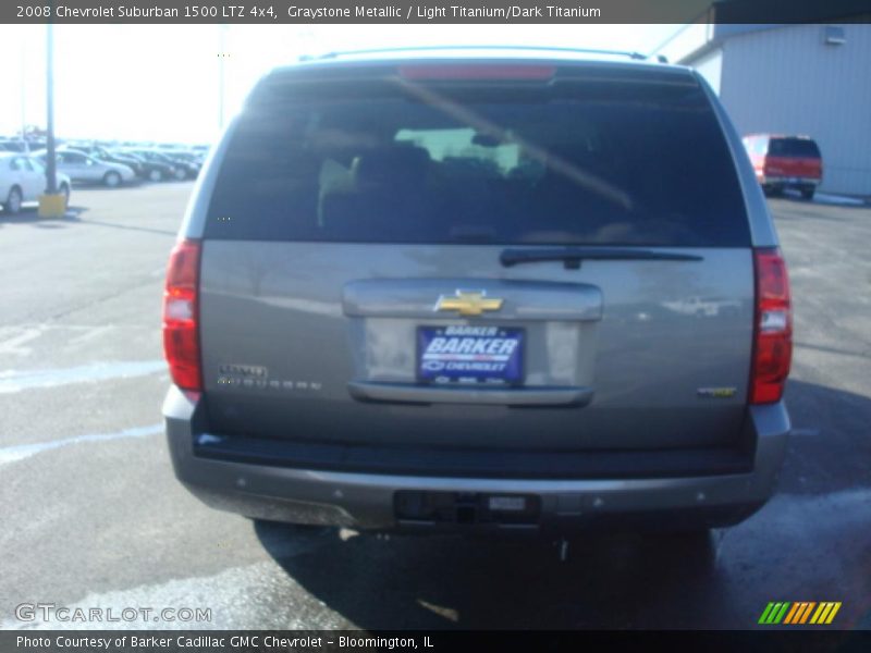 Graystone Metallic / Light Titanium/Dark Titanium 2008 Chevrolet Suburban 1500 LTZ 4x4