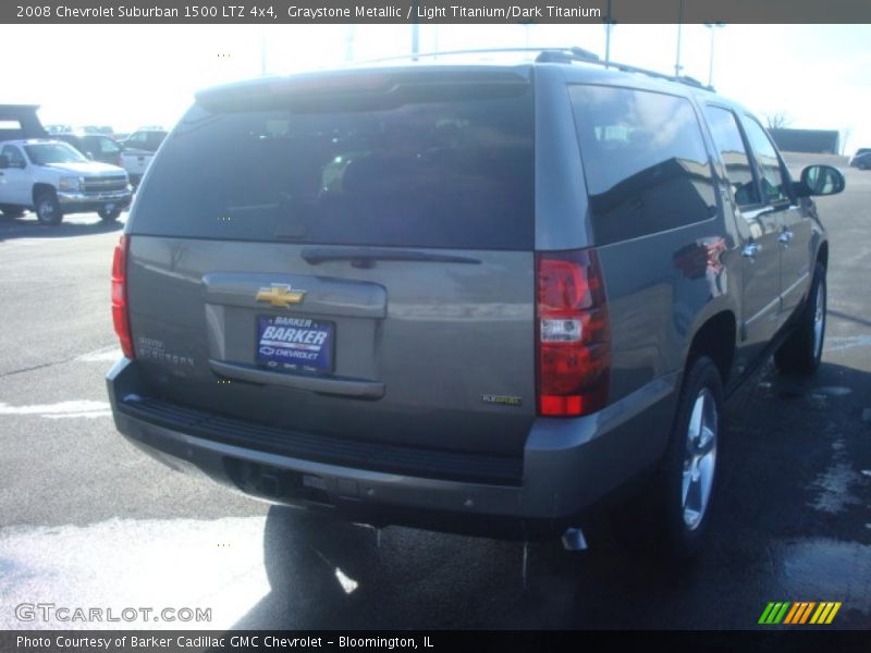 Graystone Metallic / Light Titanium/Dark Titanium 2008 Chevrolet Suburban 1500 LTZ 4x4
