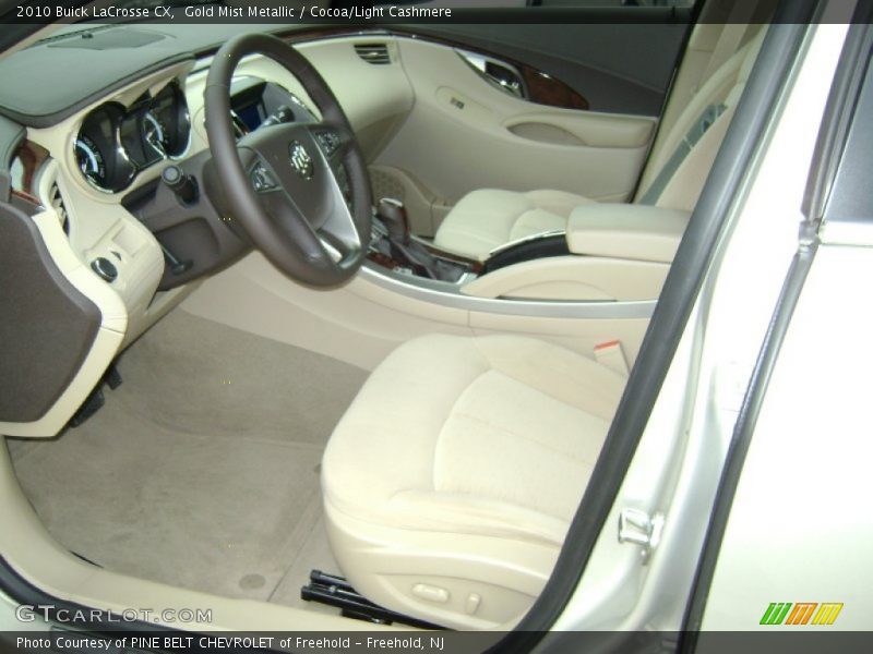 Gold Mist Metallic / Cocoa/Light Cashmere 2010 Buick LaCrosse CX