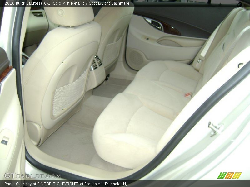 Gold Mist Metallic / Cocoa/Light Cashmere 2010 Buick LaCrosse CX