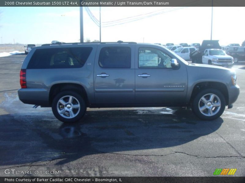 Graystone Metallic / Light Titanium/Dark Titanium 2008 Chevrolet Suburban 1500 LTZ 4x4