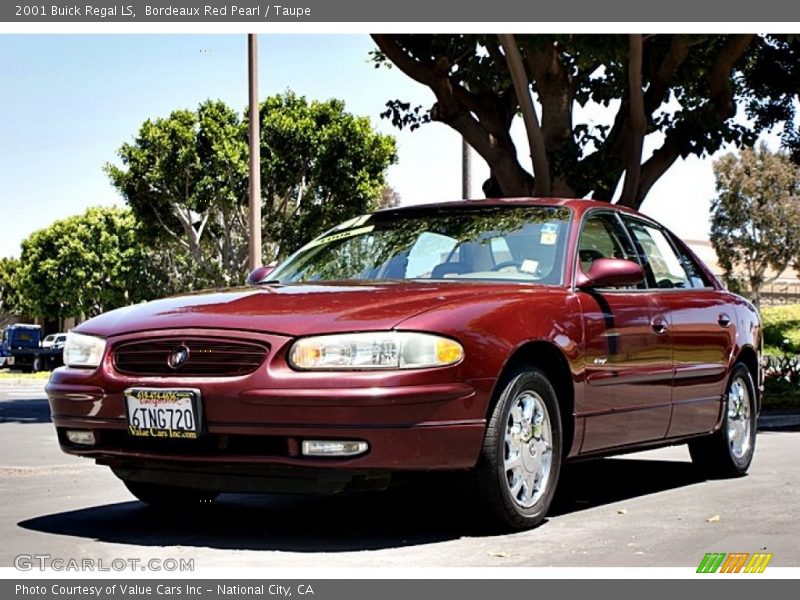 Bordeaux Red Pearl / Taupe 2001 Buick Regal LS