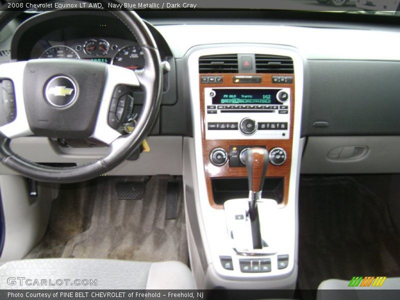 Navy Blue Metallic / Dark Gray 2008 Chevrolet Equinox LT AWD