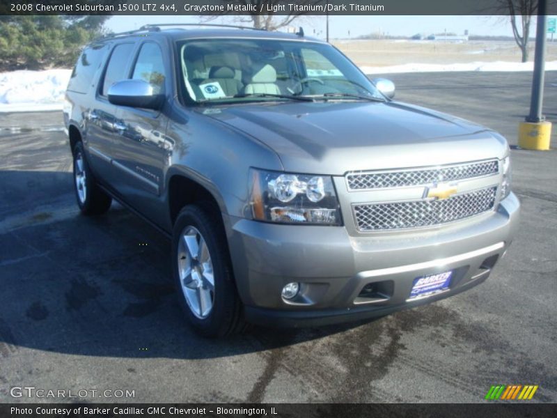 Graystone Metallic / Light Titanium/Dark Titanium 2008 Chevrolet Suburban 1500 LTZ 4x4