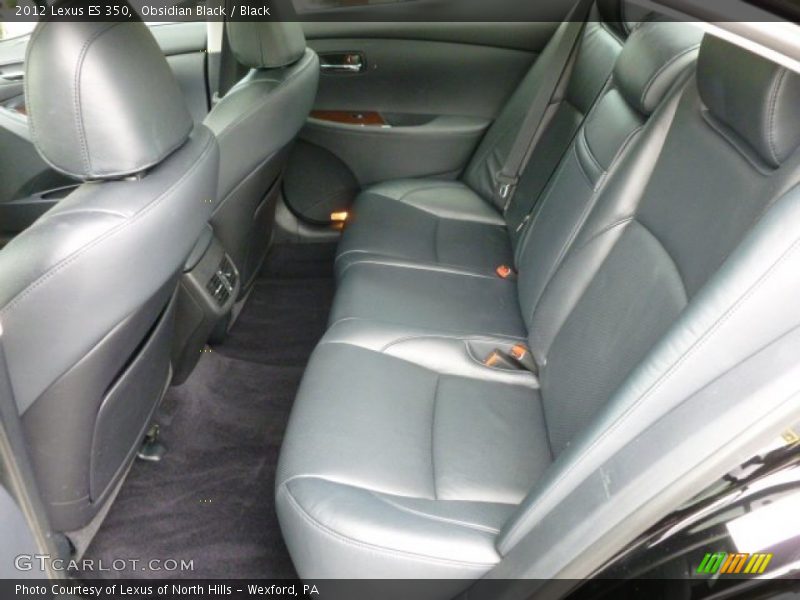 Obsidian Black / Black 2012 Lexus ES 350