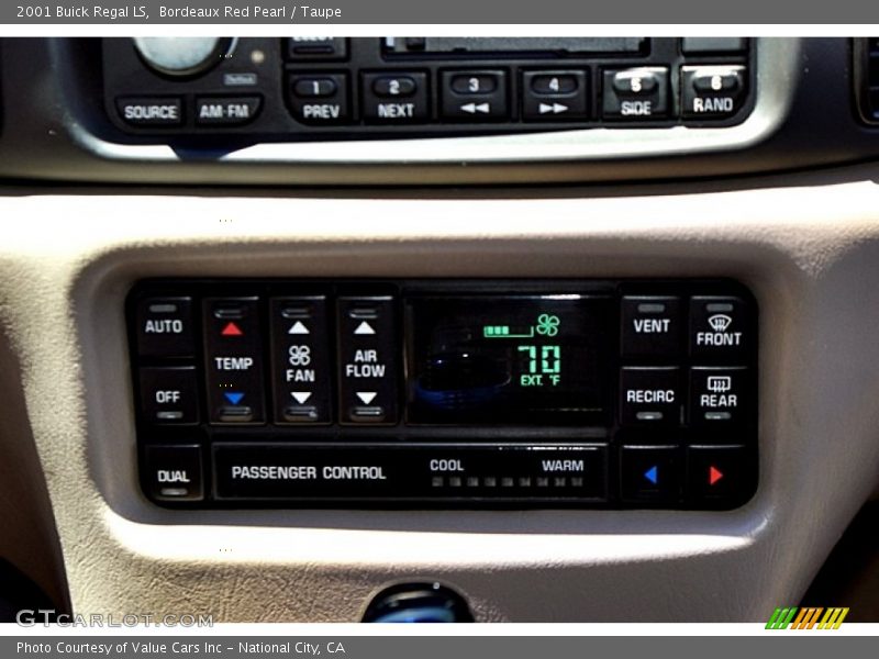 Controls of 2001 Regal LS