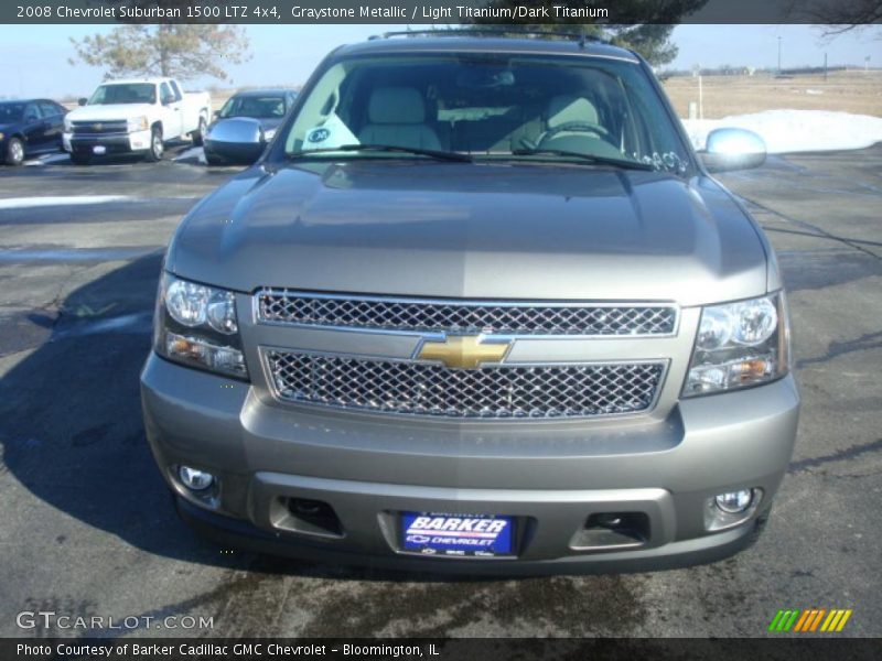 Graystone Metallic / Light Titanium/Dark Titanium 2008 Chevrolet Suburban 1500 LTZ 4x4