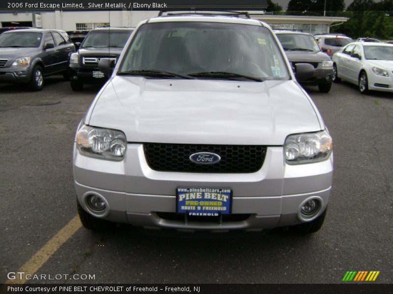 Silver Metallic / Ebony Black 2006 Ford Escape Limited