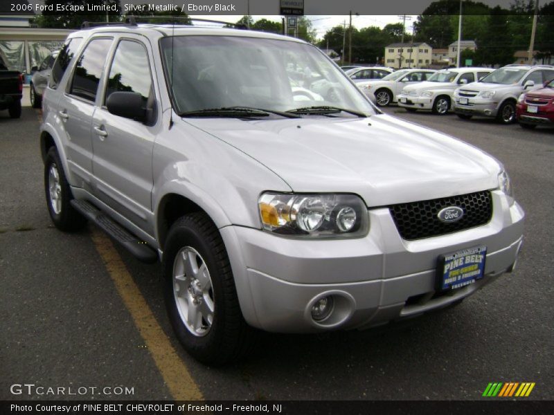 Silver Metallic / Ebony Black 2006 Ford Escape Limited