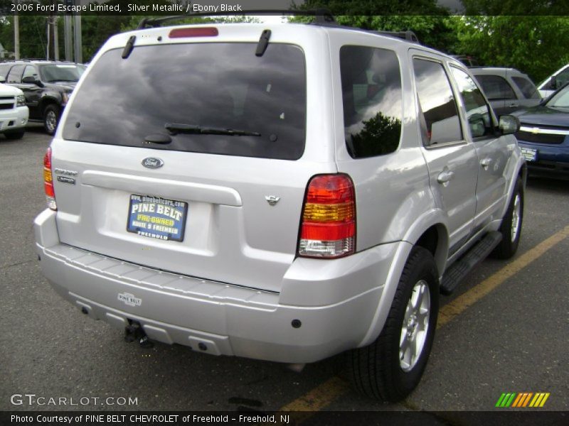 Silver Metallic / Ebony Black 2006 Ford Escape Limited