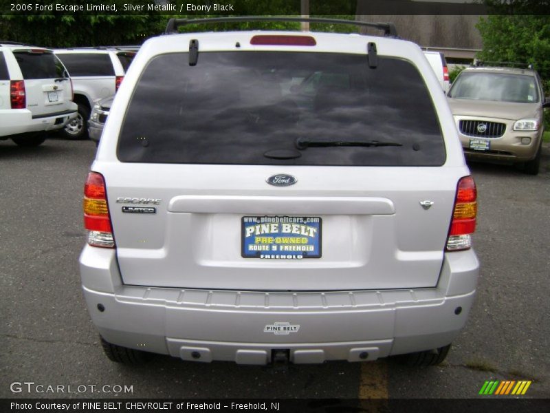Silver Metallic / Ebony Black 2006 Ford Escape Limited