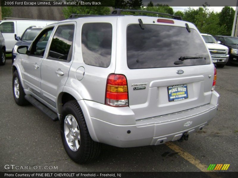 Silver Metallic / Ebony Black 2006 Ford Escape Limited