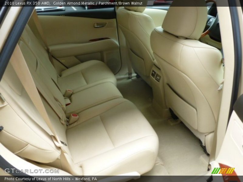 Golden Almond Metallic / Parchment/Brown Walnut 2010 Lexus RX 350 AWD