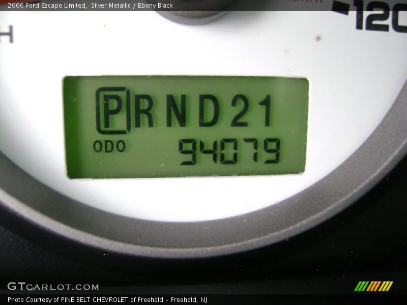 Silver Metallic / Ebony Black 2006 Ford Escape Limited