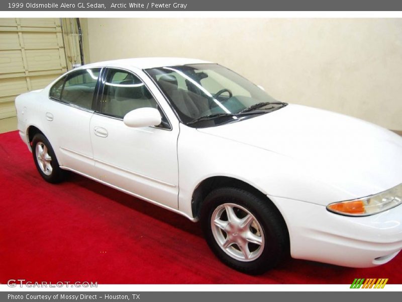 Arctic White / Pewter Gray 1999 Oldsmobile Alero GL Sedan