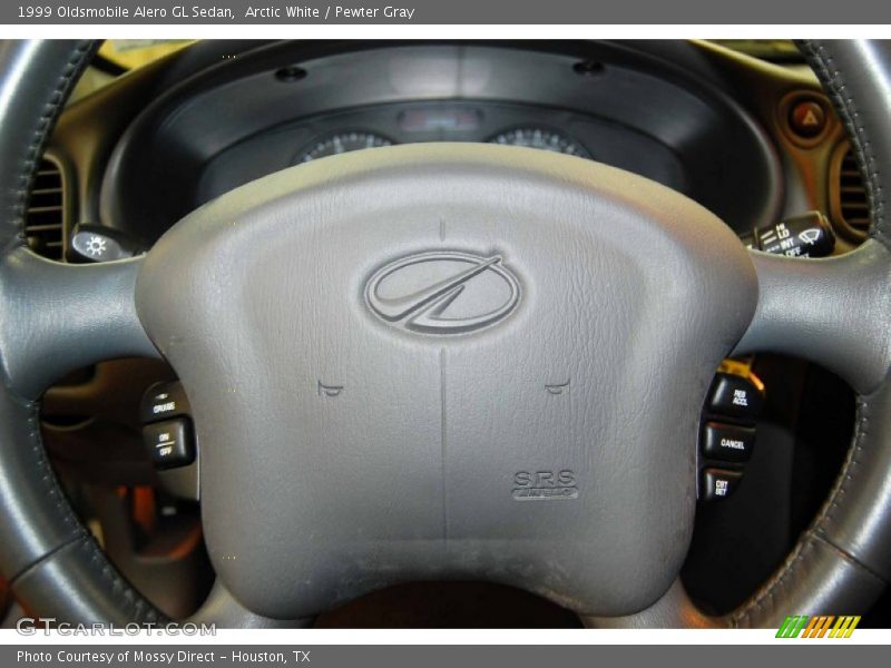 Arctic White / Pewter Gray 1999 Oldsmobile Alero GL Sedan