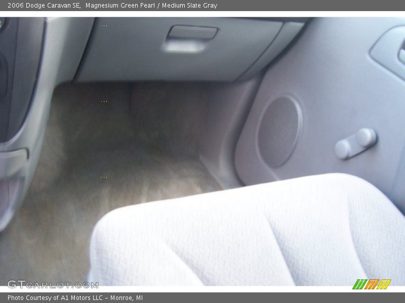 Magnesium Green Pearl / Medium Slate Gray 2006 Dodge Caravan SE