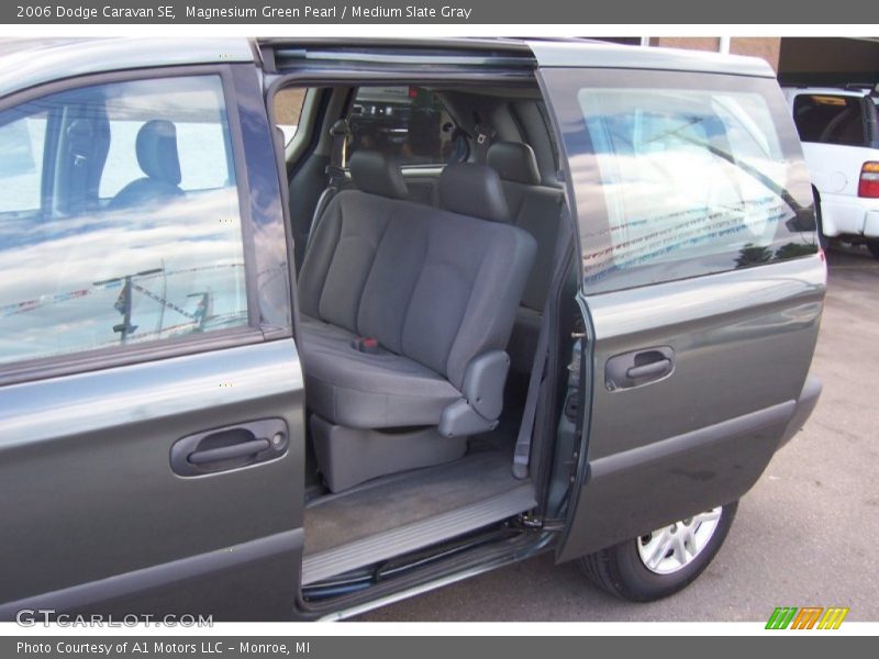 Magnesium Green Pearl / Medium Slate Gray 2006 Dodge Caravan SE