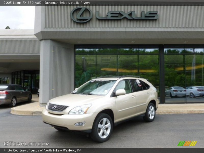 Savannah Beige Metallic / Ivory 2005 Lexus RX 330 AWD