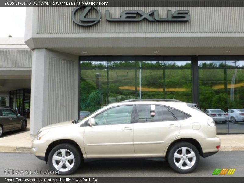 Savannah Beige Metallic / Ivory 2005 Lexus RX 330 AWD