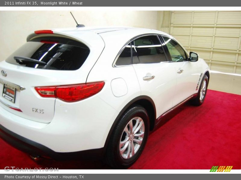 Moonlight White / Wheat 2011 Infiniti FX 35