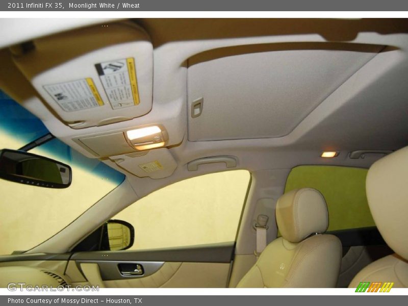 Moonlight White / Wheat 2011 Infiniti FX 35