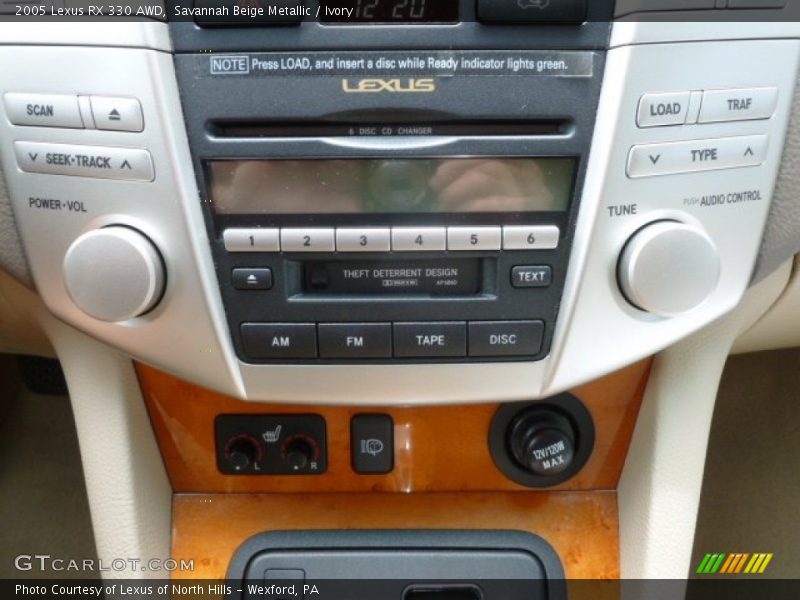 Savannah Beige Metallic / Ivory 2005 Lexus RX 330 AWD