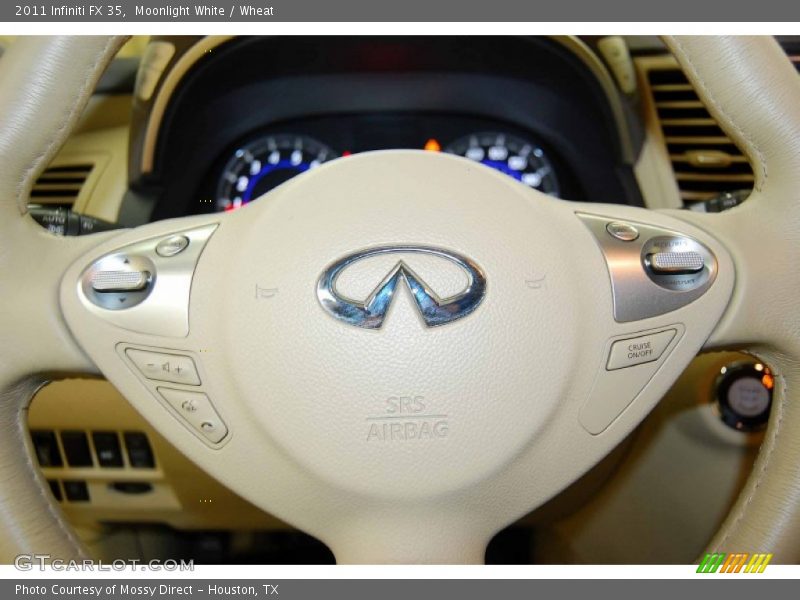 Moonlight White / Wheat 2011 Infiniti FX 35