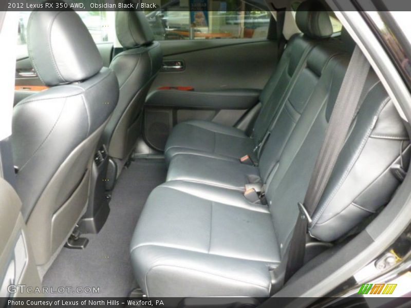 Obsidian Black / Black 2012 Lexus RX 350 AWD