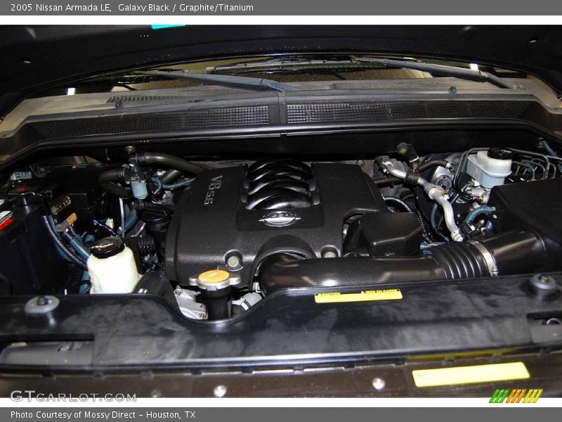 Galaxy Black / Graphite/Titanium 2005 Nissan Armada LE