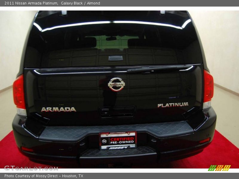 Galaxy Black / Almond 2011 Nissan Armada Platinum