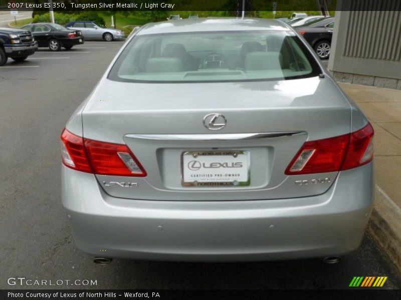 Tungsten Silver Metallic / Light Gray 2007 Lexus ES 350