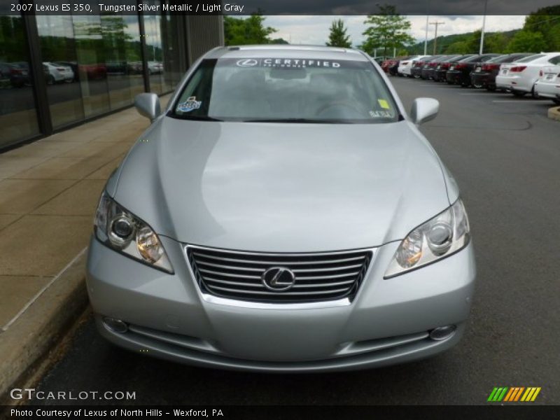 Tungsten Silver Metallic / Light Gray 2007 Lexus ES 350