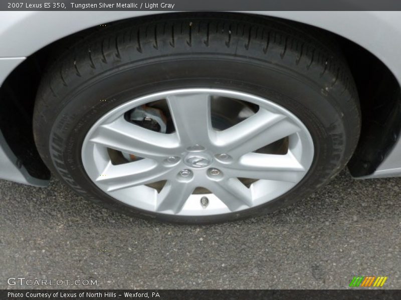 Tungsten Silver Metallic / Light Gray 2007 Lexus ES 350