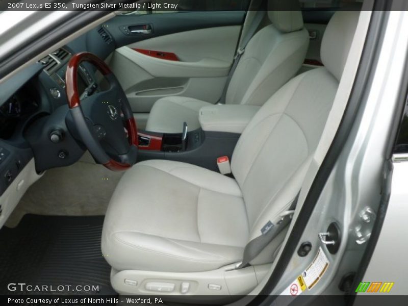 Tungsten Silver Metallic / Light Gray 2007 Lexus ES 350